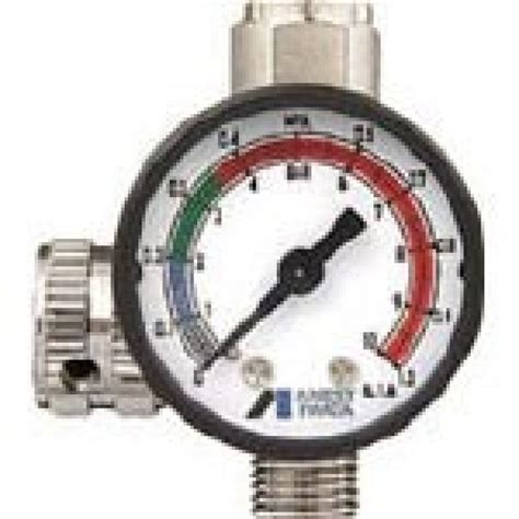 Anest Iwata Hand Pressure Gauge Ajr 02s Vg Air Regulator For Spray Guns