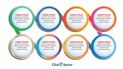 6 Step Infographic Element Collection Free Vector Photo 79