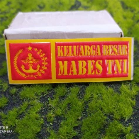 Jual Stiker Plat Mabes Tni Emblem Motor Keluarga Besar Mabes Tni