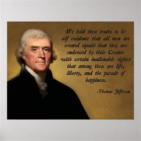 Declaration of Independence Quote Poster | Zazzle