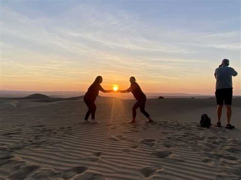 Von Ica Oder Huacachina Aus D Nenbuggy Bei Sonnenuntergang