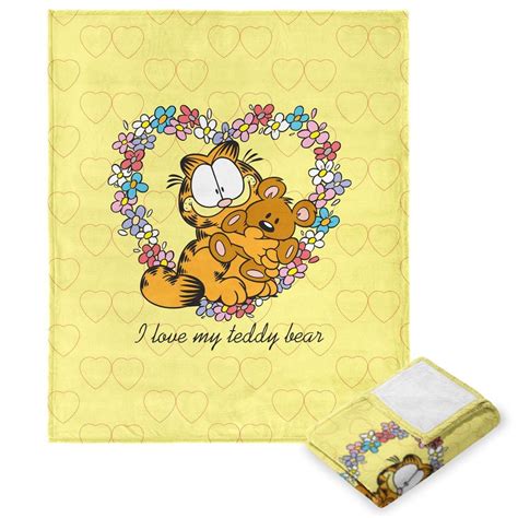 THE NORTHWEST GROUP Nickelodeon Garfield Teddy Bear Silk Touch Throw ...