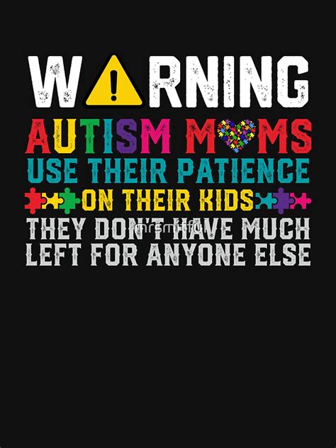 Funny Autism Mom T Shirts Women Autism Awareness Day T Shirt For Sale