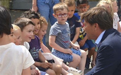 Rencontre avec les enfants lors de la belle après midi récréative