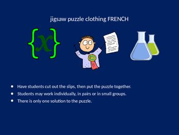 French School Subjects Jigsaw Puzzle By Richard Ladd Tpt