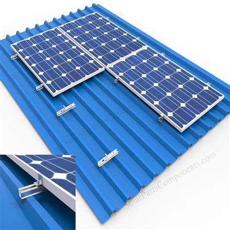 Solar Metal Roof Mounting System, U Aluminum Rail, Cost effective