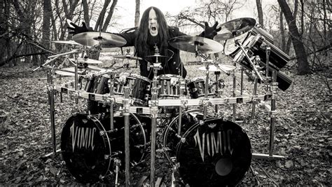 Joey Jordison Gold Drum Set