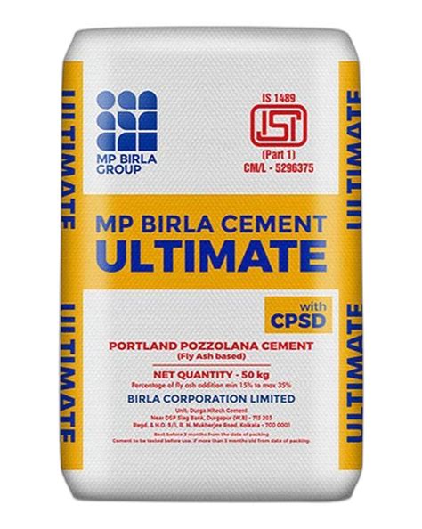 Mp Birla Ultimate Cement At Bag Mp Birla Cement In Puri Id