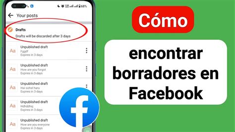 Cómo encontrar un borrador de publicación en Facebook 2023 Cómo ver