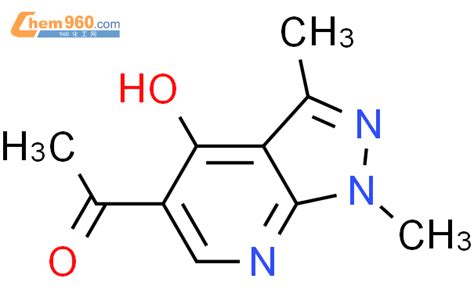 116835 17 7 Ethanone 1 4 Hydroxy 1 3 Dimethyl 1H Pyrazolo 3 4 B