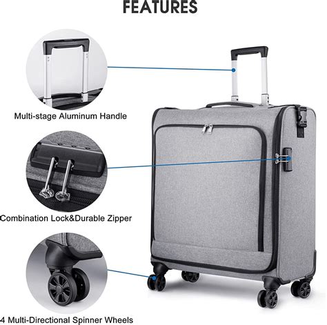 rolling garment bags with wheels for travel, wheeled garment luggage bag for men and women, 4 ...