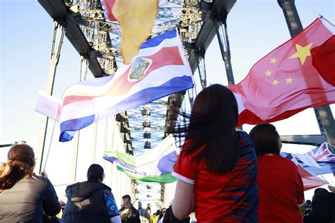 In Pictures Epic Activation Of Sydney Harbour Bridge For FIFA Women S