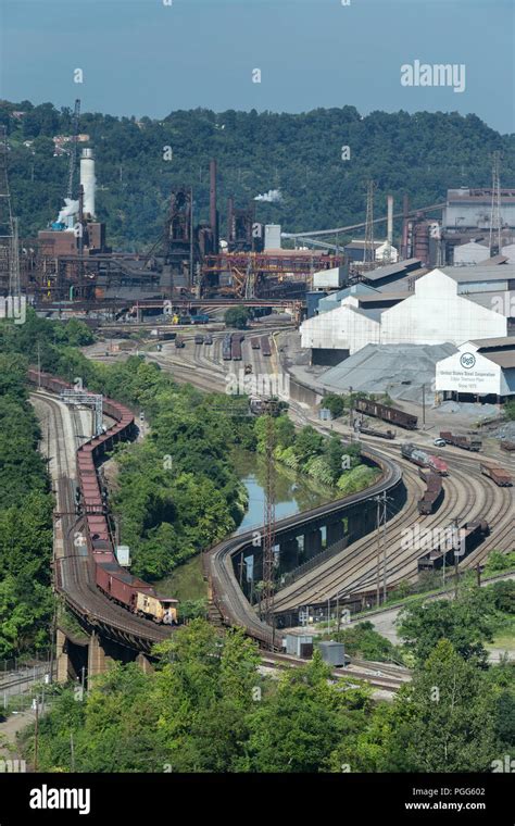 US STEEL CORPORATION EDGAR THOMSON PLANT MONONGAHELA RIVER BRADDOCK ...