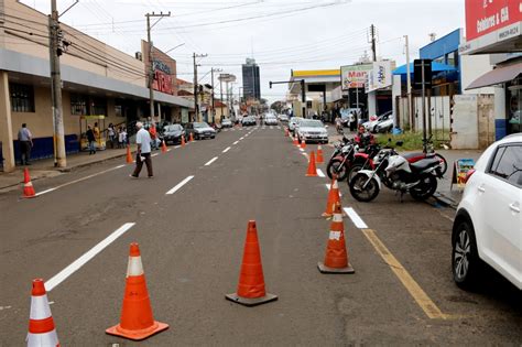 Prefeitura Implanta Nova Sinaliza O Em Trecho Da Rua Duque De Caxias