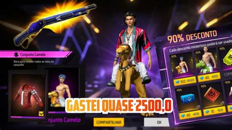 QUASE 2500 0 DIMAS NO FREE FIRE YouTube