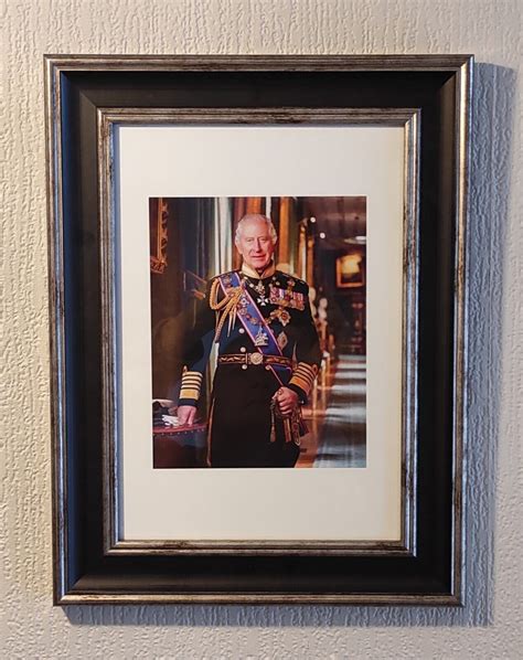 Framed Portrait Of His Majesty King Charles Iii Ebay