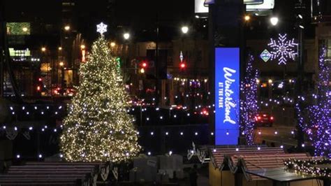 Chicago Illinois Wrigley Field Plaza Winterland Stock Footage Video ...