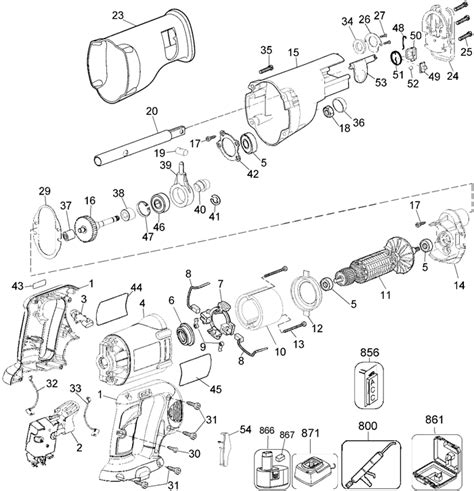 DeWALT DC385 Cordless Reciprocating Saw (Type 1) - DeWALT Reciprocating ...