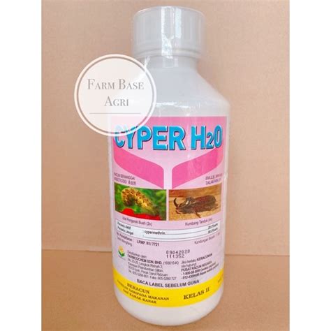 1L CYPER H20 Cypermethrin Racun Ulat Pengorek Buah Kumbang READY