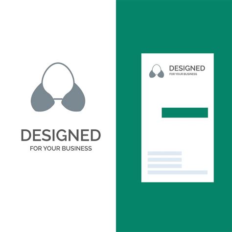Beach Bikini Clothes Clothing Grey Logo Design And Business Card Template Vector Art At