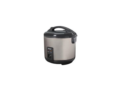 Tiger Jnp S U Rice Cooker And Warmer Stainless Steel Gray Cups