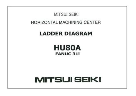 Manual For Mitsui Seiki Horizontal Machining Center Hu A Fanuc I