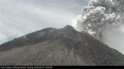 Kubah Lava Gunung Merapi Kian Mengecil Dipengaruhi Oleh Letusan