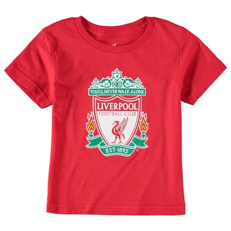 Toddler Red Liverpool Primary Logo T Shirt