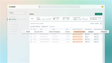 Gestión y entrega de pedidos con Shopify EE. UU.