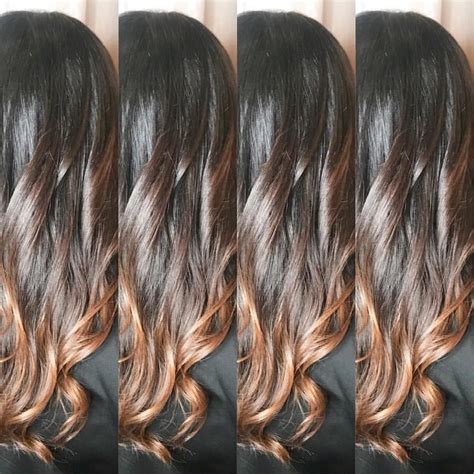 Dark Brown Ombre Balayage Hairstyle