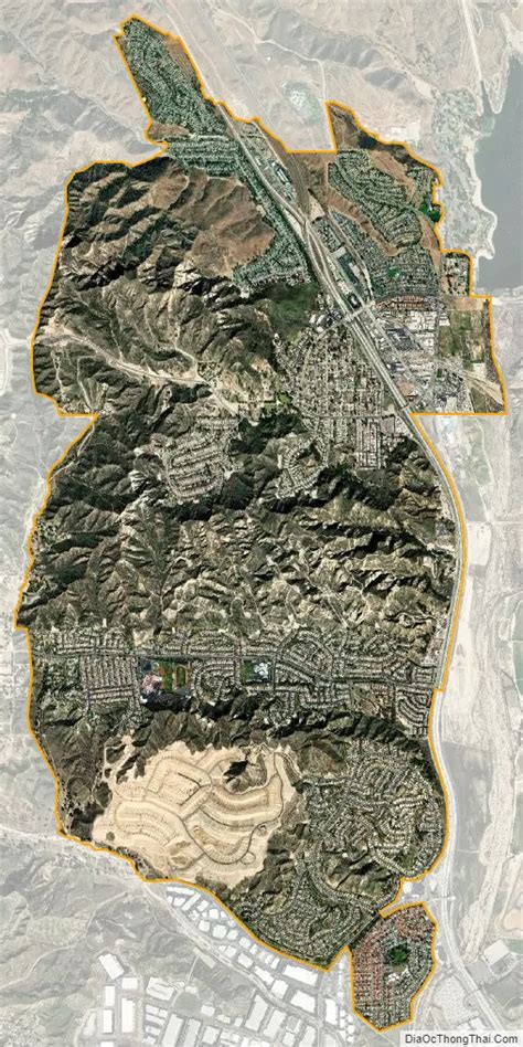 Map of Castaic CDP