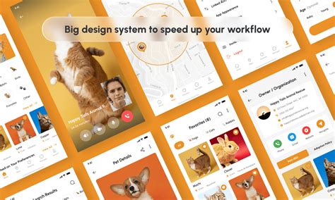 Adoptify Pet Adoption App Ui Kit Figma