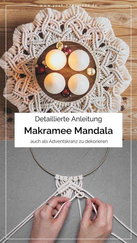 DIY Makramee Anleitung Mandala Spiegel Pdf Anleitung Etsy De In 2022