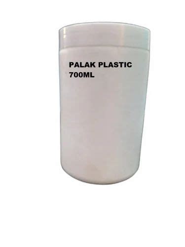 White HDPE Protein Powder Jar 700ml Size Standard At Rs 13 Piece In