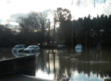 7 January 2024 The Causeway Car Park Flooded Karen Blakeman Flickr