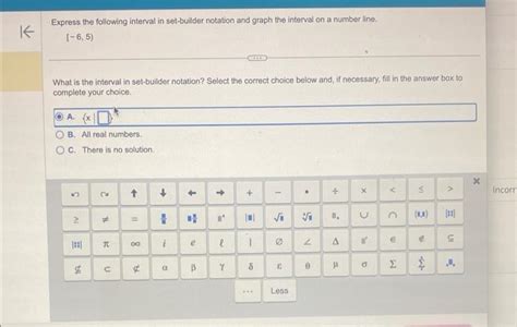 Solved Express The Following Interval In Set Builder Chegg