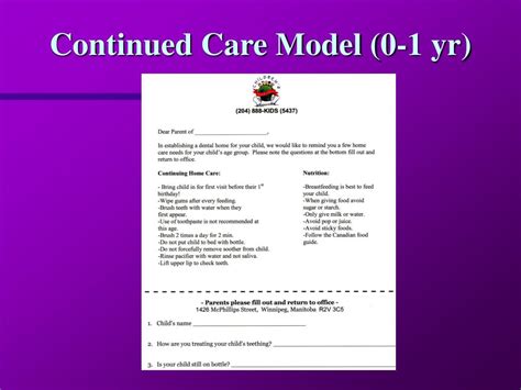 Ppt Preventive Pediatric Dentistry The Continued Care Model