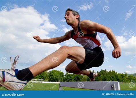 Hurdles Sprint Royalty Free Stock Image - Image: 14420766