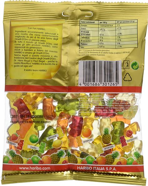 Haribo Orsetti Doro Caramelle Gommose Alla Frutta 175g Raspada