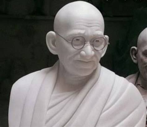 White Marble Mahatma Gandhi Statue For Promotional Use Sizedimension