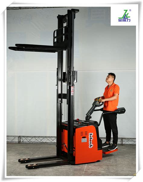 Standing Type Full Electric Forklift With Side Legs China Electric