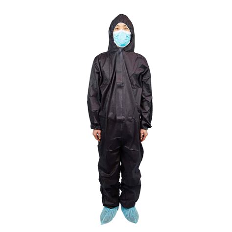 Feature PP Coveralls Lightweight Breathable Tamper Proof For Varied