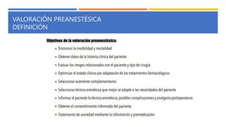 Escalas de valoración preanestésica pptx