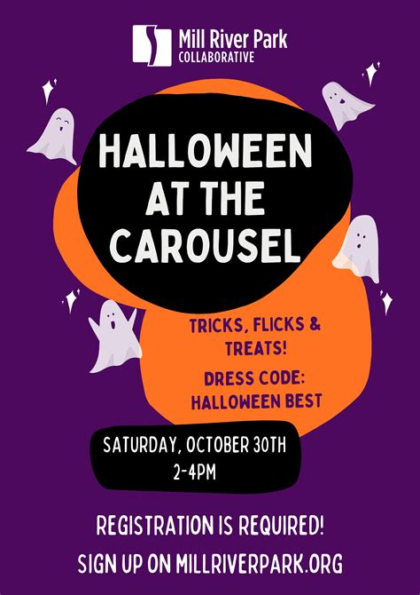 Halloween at the Carousel - Mill River Park Collaborative