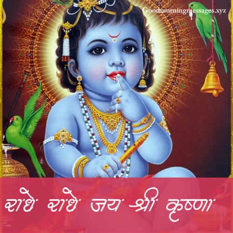 Best 53 Good Morning Jai Shree Krishna Quotes In Hindi Status