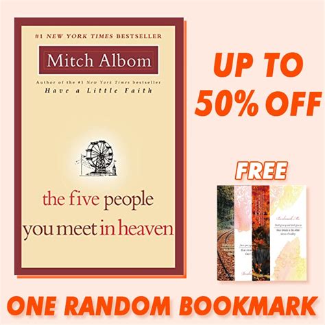 The Five People You Meet In Heaven By Mitch Albom Brandnew Shopee