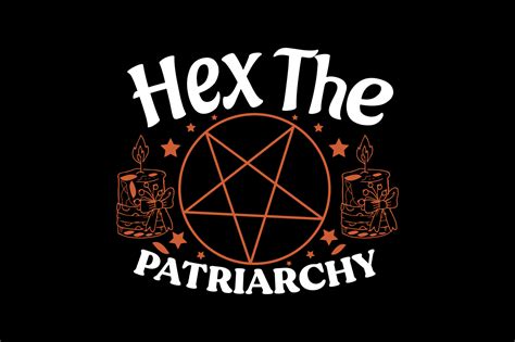 hex the patriarchy, Halloween t-shirt design 11008394 Vector Art at ...