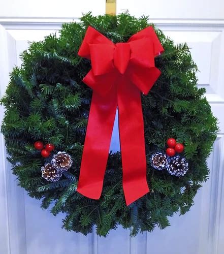 Maine Traditional Balsam Wreath Free Shipping Maine Coast Wreath