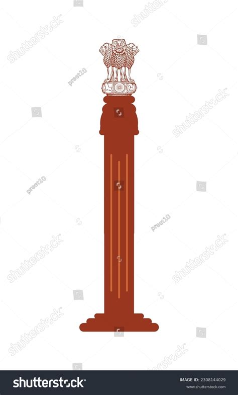 Ashoka Pillar Drawing