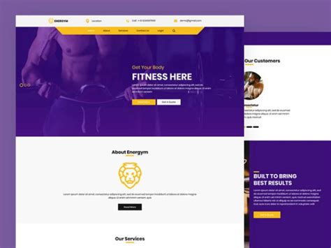 20+ Fitness or Gym Website Templates Free - TemplatesJungle.com